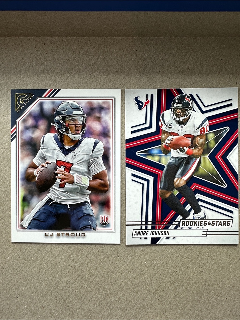 Texans Nico Collins/Andre Johnson/Tank Dell & CJ Stroud/Marks Rookies lot of 17 - Picture 2 of 15
